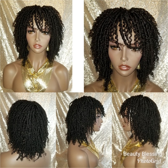 WIG Soft Kinky Twist Locs Natural Style Cap Wig main image 5